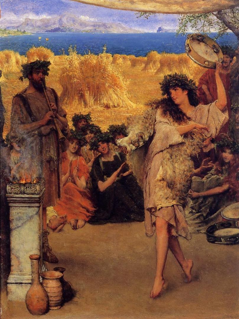 Sir Lawrence Alma-Tadema A Harvest Festival